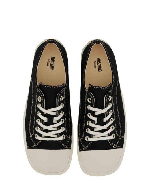Moschino Black Sneaker Edge for men
