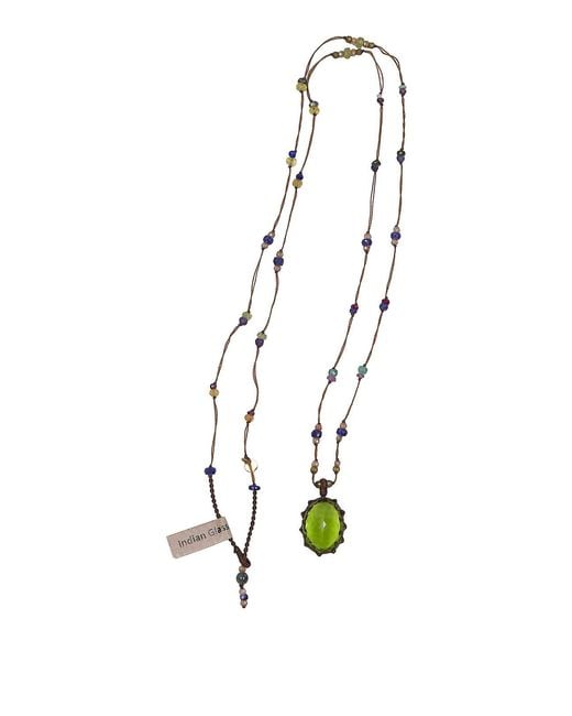 Sharing White Long Pendant Necklace