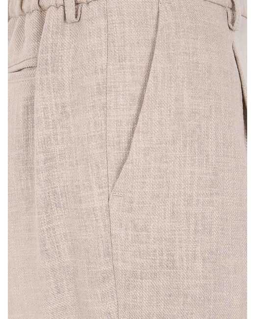 DR. HOPE Natural Elastic Waist Trousers