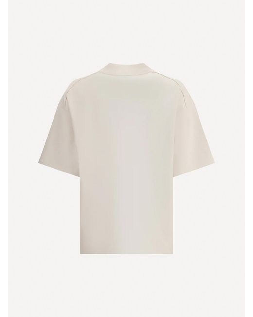 Max Mara White Boxy Viscose Sweater By