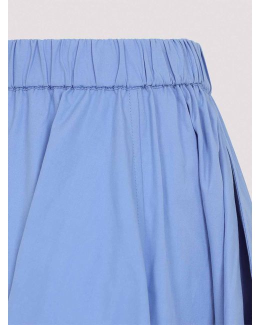 Co. Blue Bubble Midi Skirt