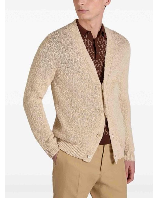 Zanone Natural Cardigan for men