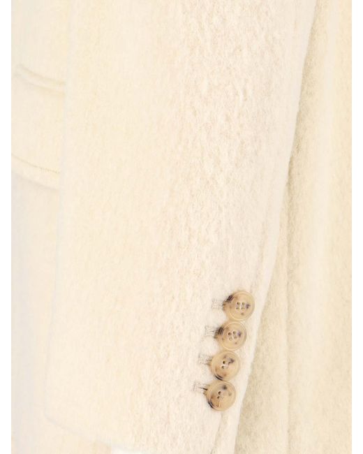 DUNST Natural Single-Breasted Blazer
