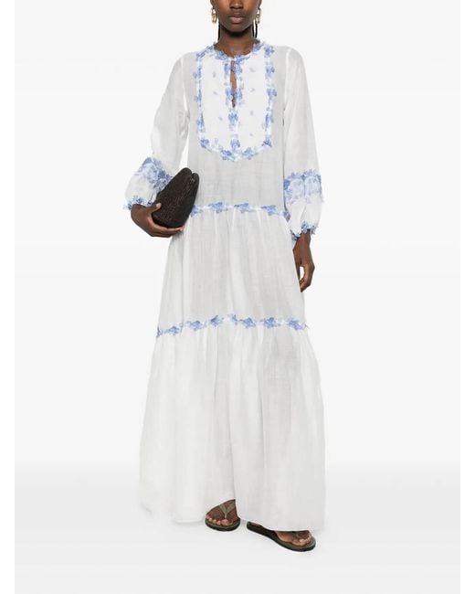 Ermanno Scervino White Long Kaftan