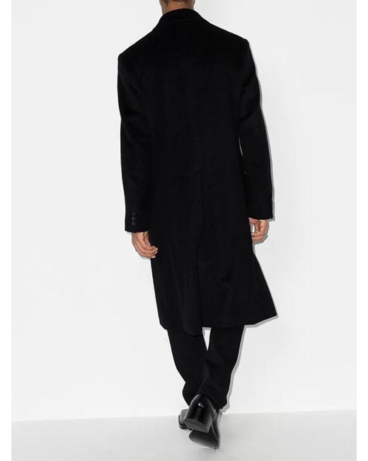 Our Legacy Black Whale Coat for men