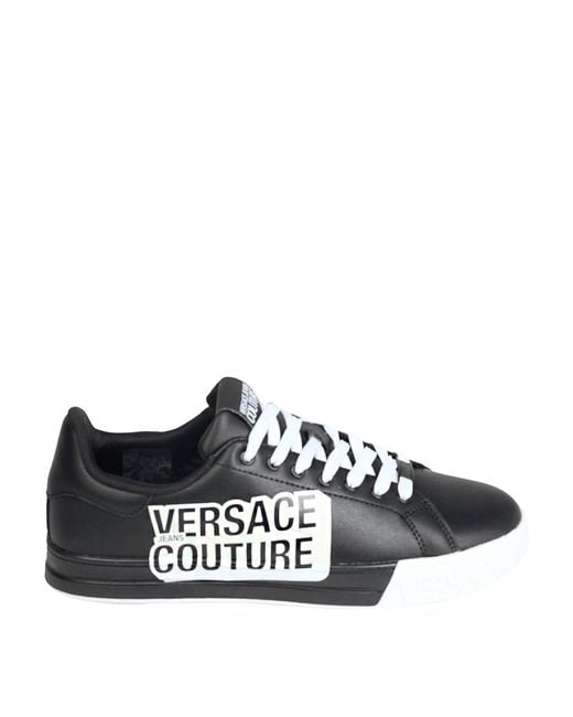 Versace Jeans Couture Black Court Couture Sneakers for men