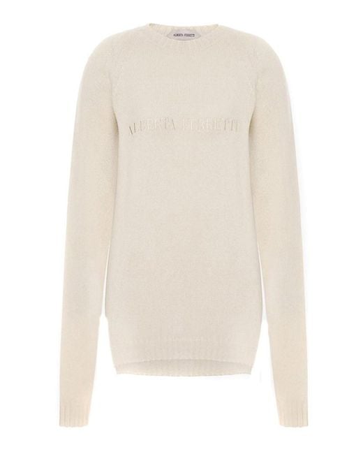 Alberta Ferretti White Sweater