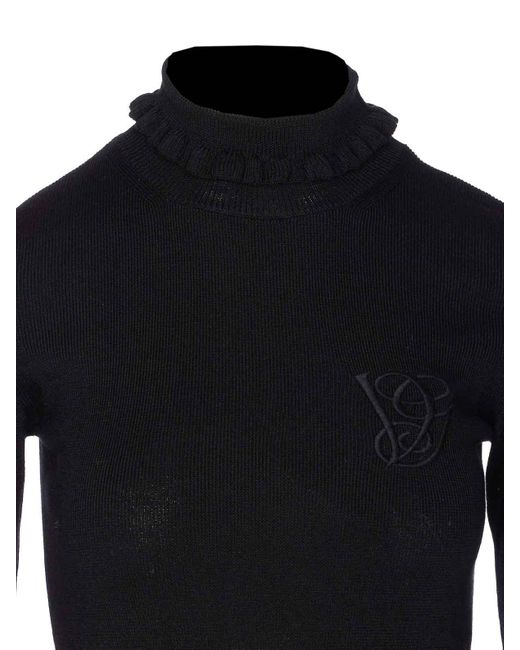 Valentino Garavani Black Logo Sweater