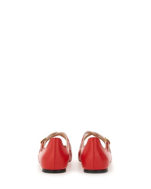 Bally Red Sandal Beliska