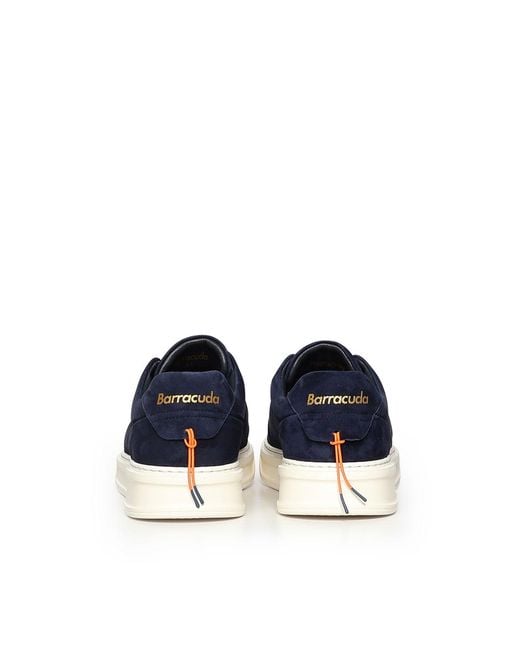 Barracuda Blue Phoenix Suede Sneaker for men