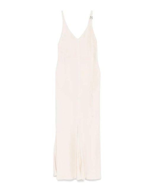 Sportmax White Unione Ivory Dress