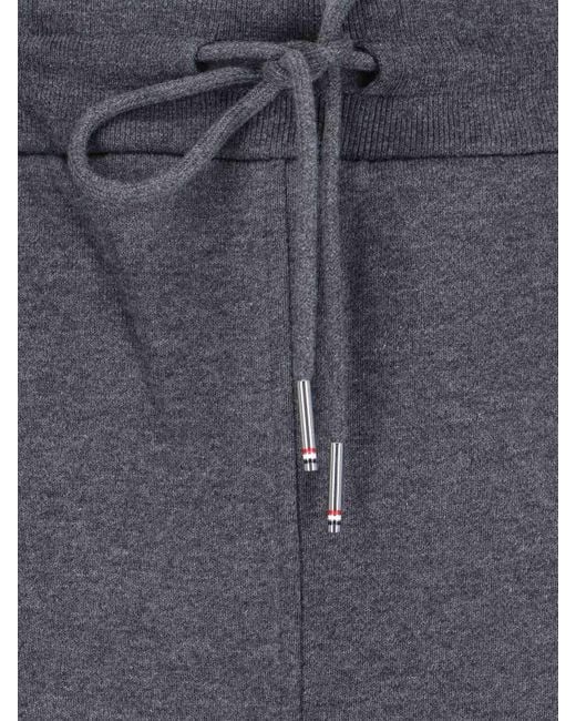 Thom Browne Gray Sports Trousers for men
