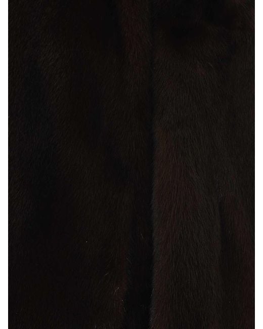 Yves Salomon Black Reversible Vison Jacket