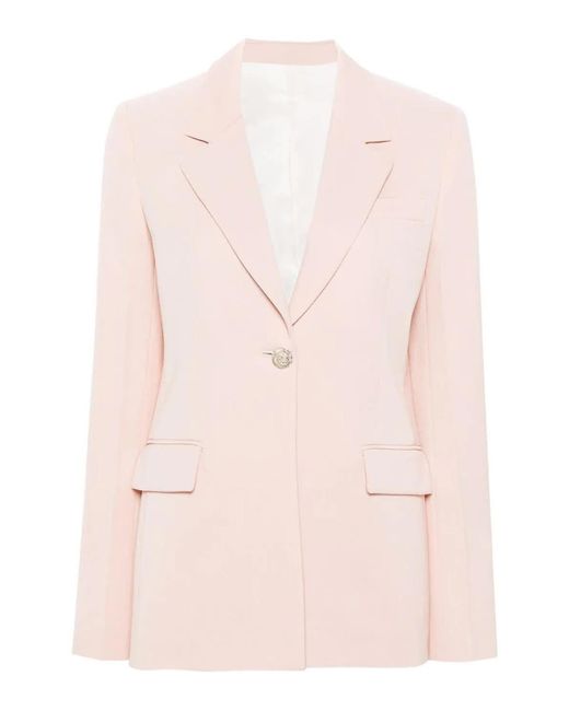 Lanvin Pink Single-Breasted Tailored Jacket