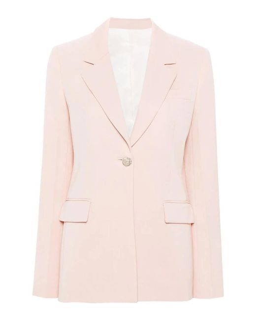 Lanvin Pink Single-breasted Tailored Jacket