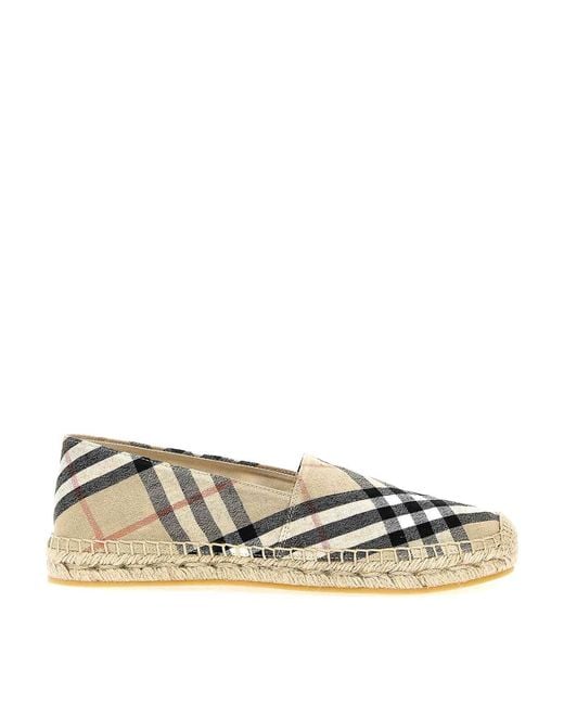 Burberry Natural Check Espadrilles