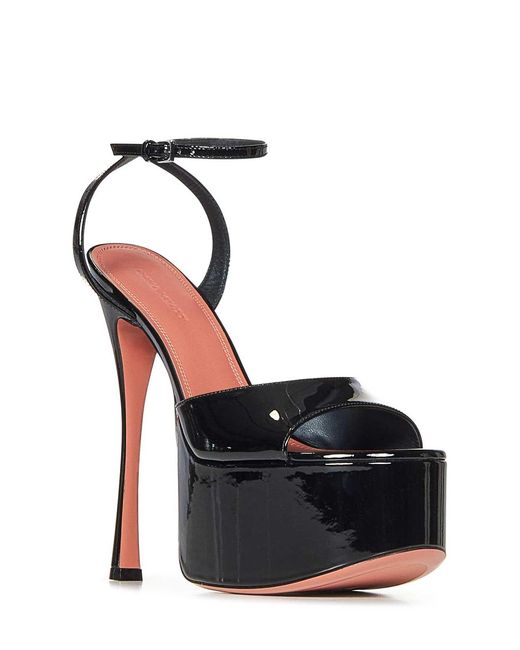 AMINA MUADDI Black Aya 155 Sandals