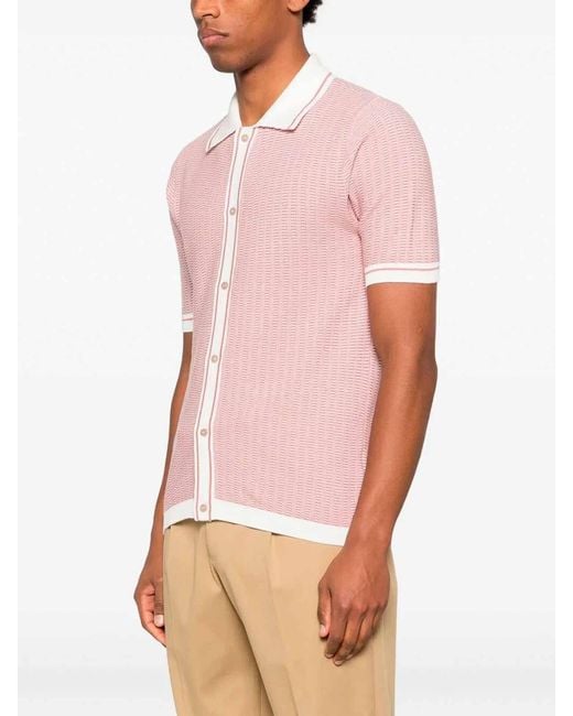 Tagliatore Pink Shirt for men