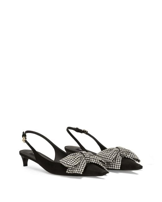 Dolce & Gabbana Black Dolce & Gabbana Slingback Shoes