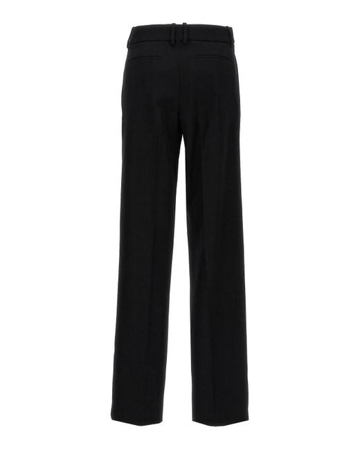 Rabanne Black Wool Pants