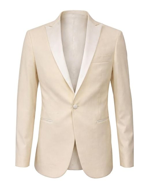 Franzese Collection Natural Tasmania 160S Super Light Tuxedo Jacket for men