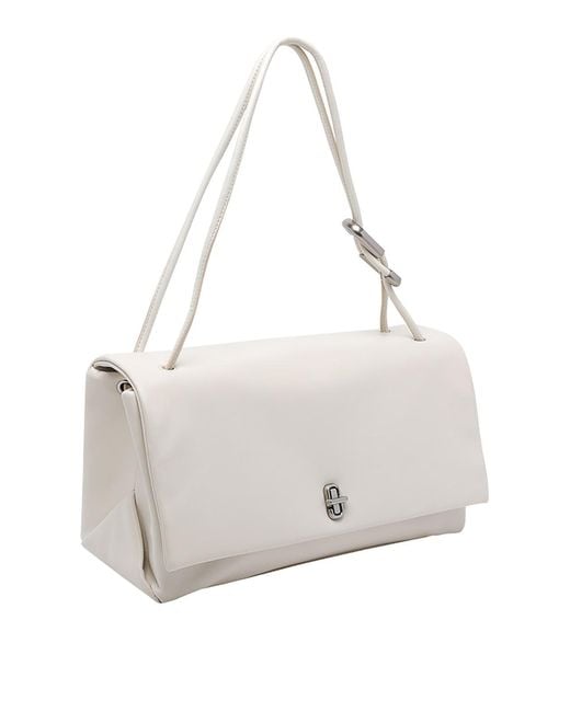 Marc Jacobs White The Large Dual Shoulder Bag