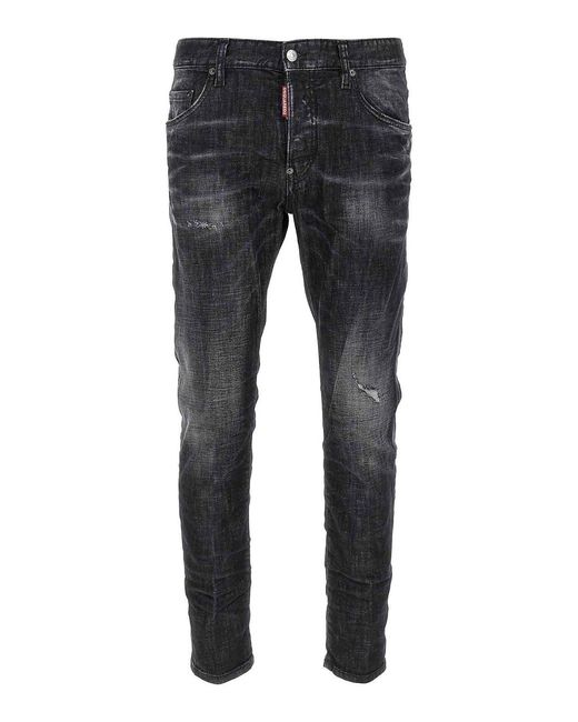 DSquared² Black Skater Jeans for men