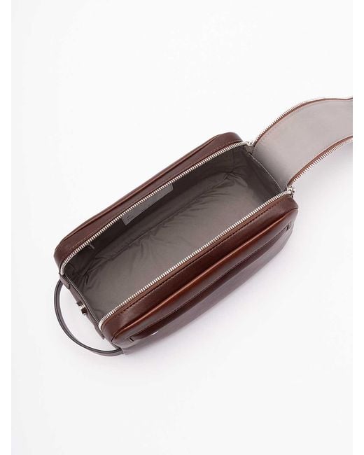 Brunello Cucinelli Brown Beauty Case With Double Zipper for men