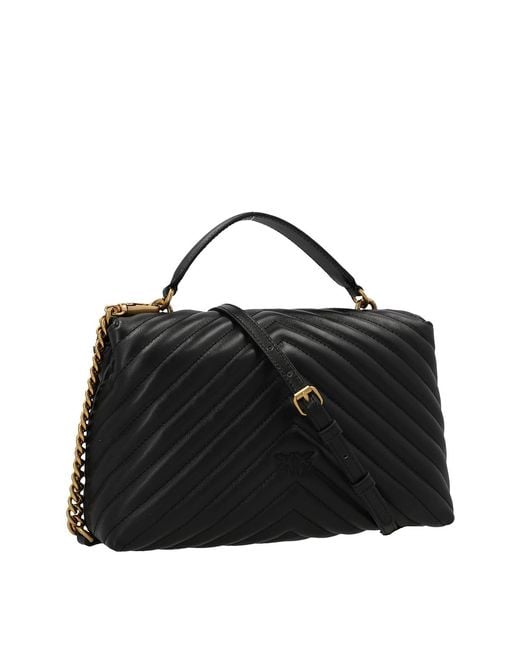Pinko Black Love Lady Puff Classic Classic Bag