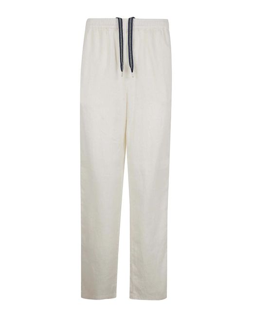 Aspesi White Ventura Trousers for men