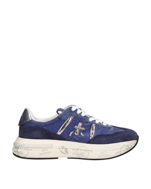 Premiata Blue Sneakers Blu
