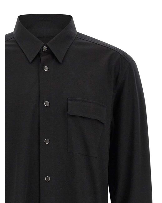 Kiton Black Buba Shirt for men