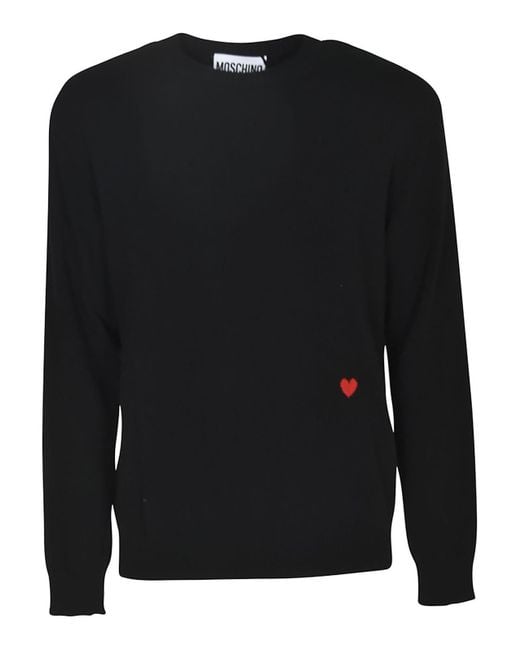 Moschino Black Round Neck for men