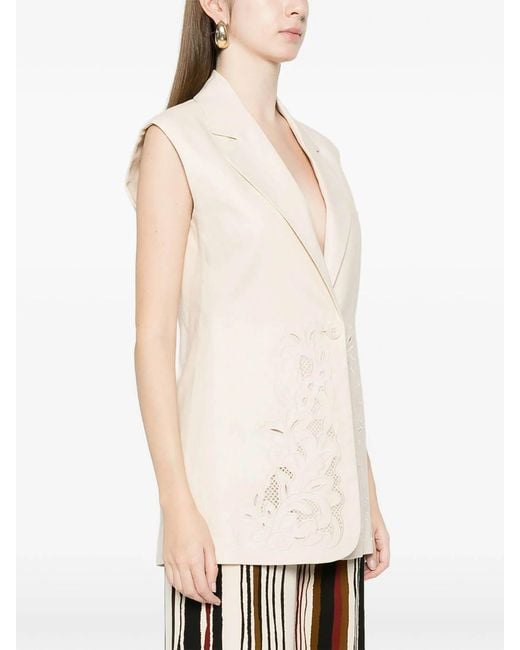 Twinset Natural Waistcoat