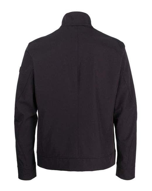 Peuterey Black High-neck Zip-up Jacket for men