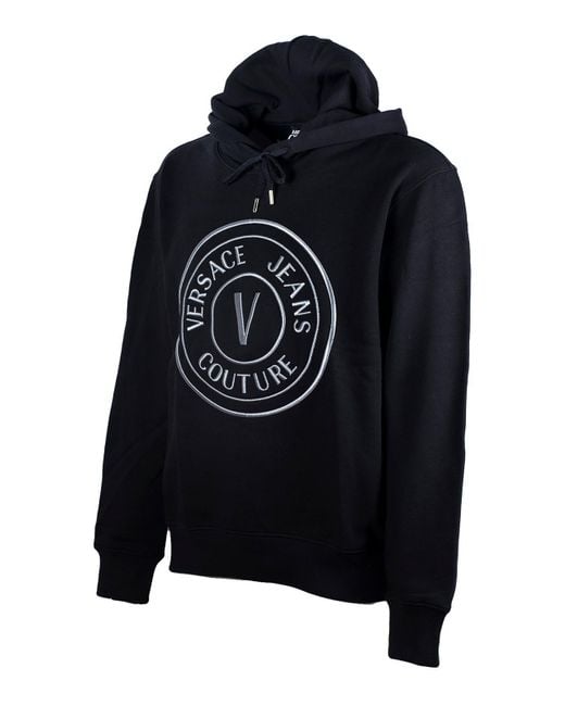 Versace Jeans Couture Blue Cotton Hoodie for men