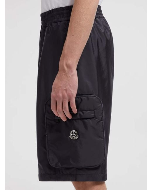 Moncler Blue X Mercedes-Benz By Nigo Bermuda Shorts for men