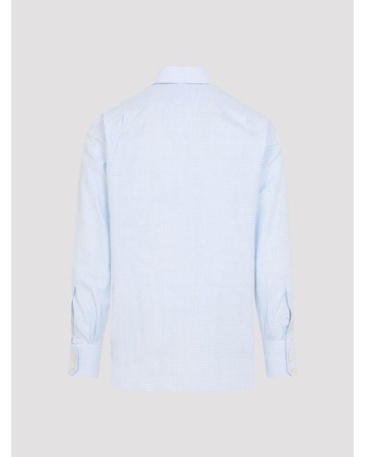 Tom Ford Blue Cotton Shirt for men