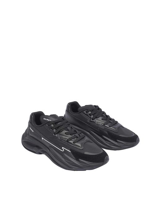 Balmain Black Run-low Sneakers for men