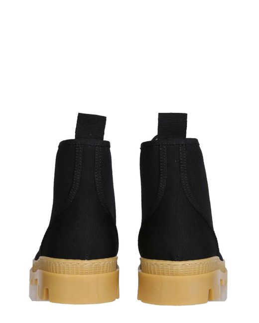 Gia Borghini Black Hiking Boot