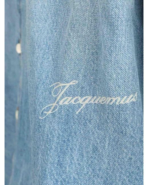 Jacquemus Blue De-Nimes Simon Denim Shirt for men