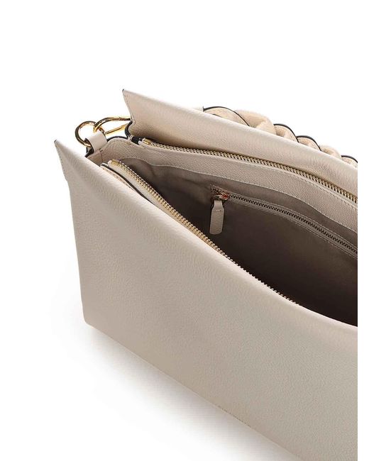 Coccinelle Natural Boheme Medium Leather Bag