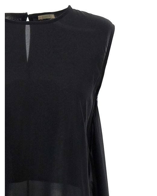 DI.LA3 PARI' Black Trawl Top