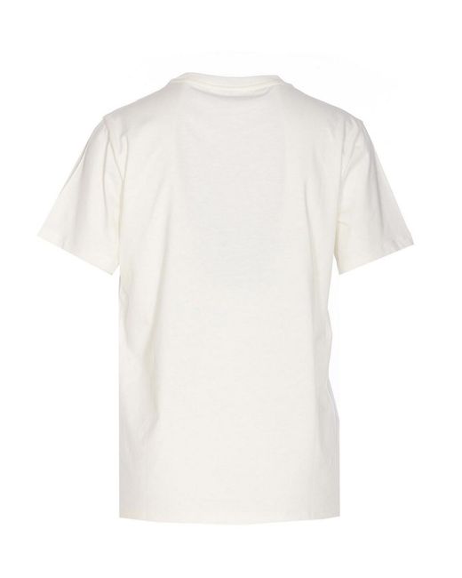 Ganni White Grapes Logo T-Shirt