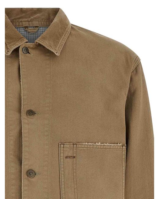 Maison Margiela Brown Herringbone Jacket for men