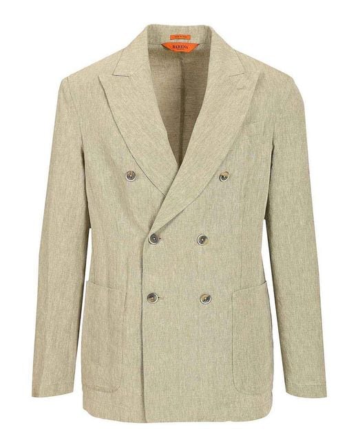 Barena Natural Double-Breasted Jacket for men