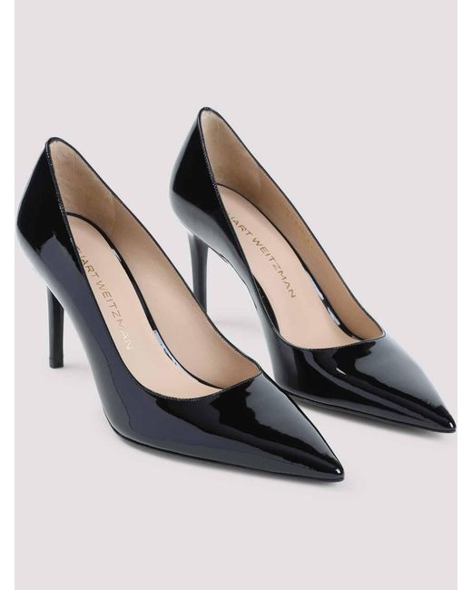 Stuart Weitzman Black Power 85 Pumps