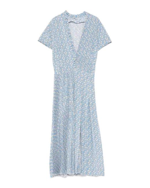 Ermanno Scervino Blue Midi Dress