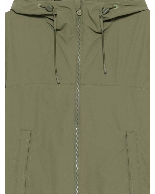 Peuterey Green Uyapo Zip-Up Hooded Jacket for men