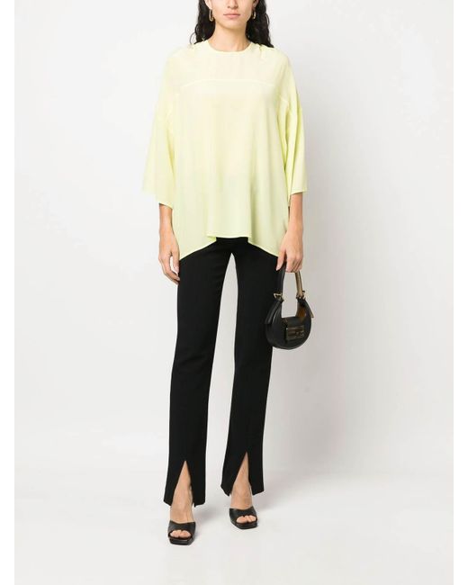 Lanvin Yellow Round Neck